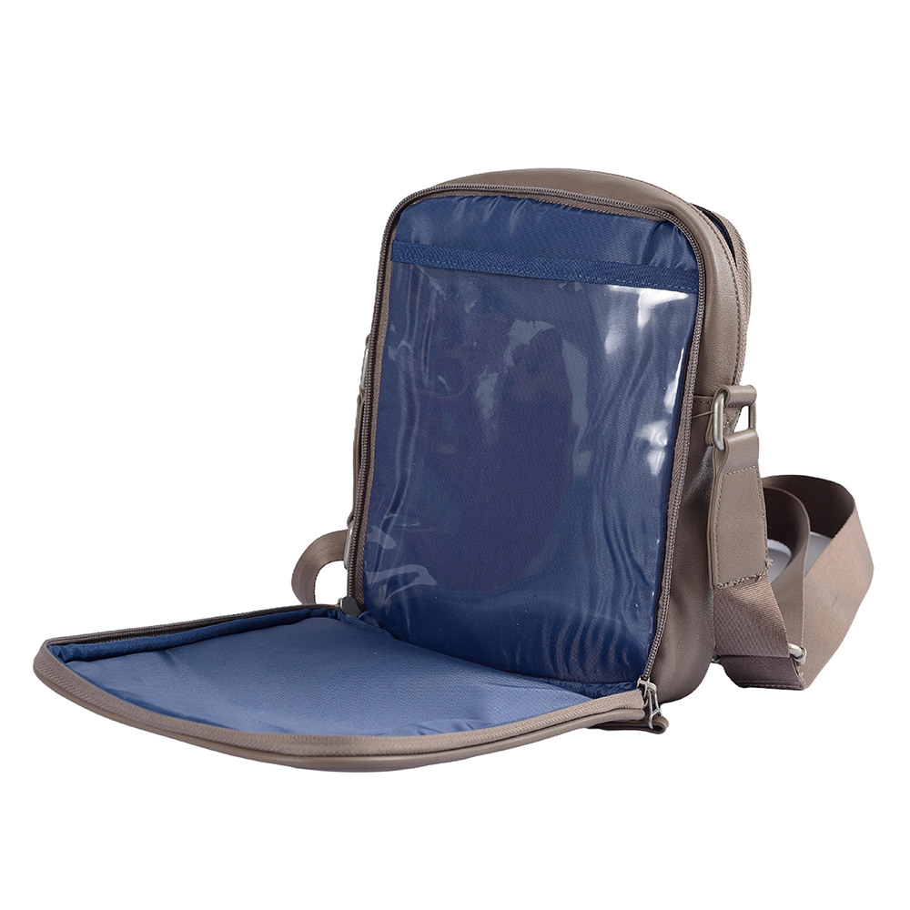 gyári egyedi unisex egy váll keresztben PU bőr táska
